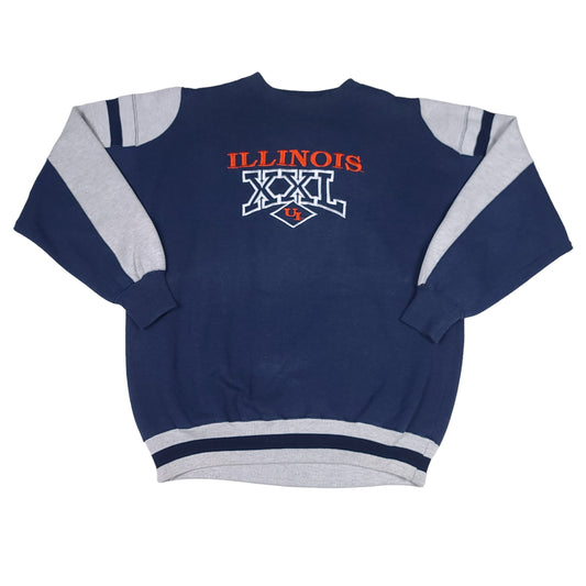 Vintage 1990’s University of Illinois XXL Crewneck Sz L