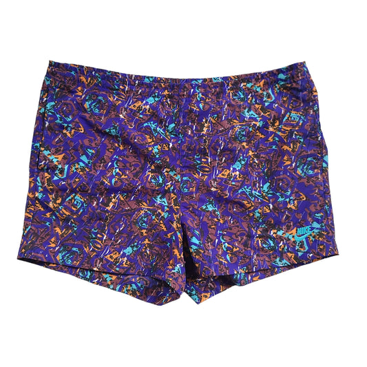 Vintage Nike Purple Abstract All Over Print Shorts