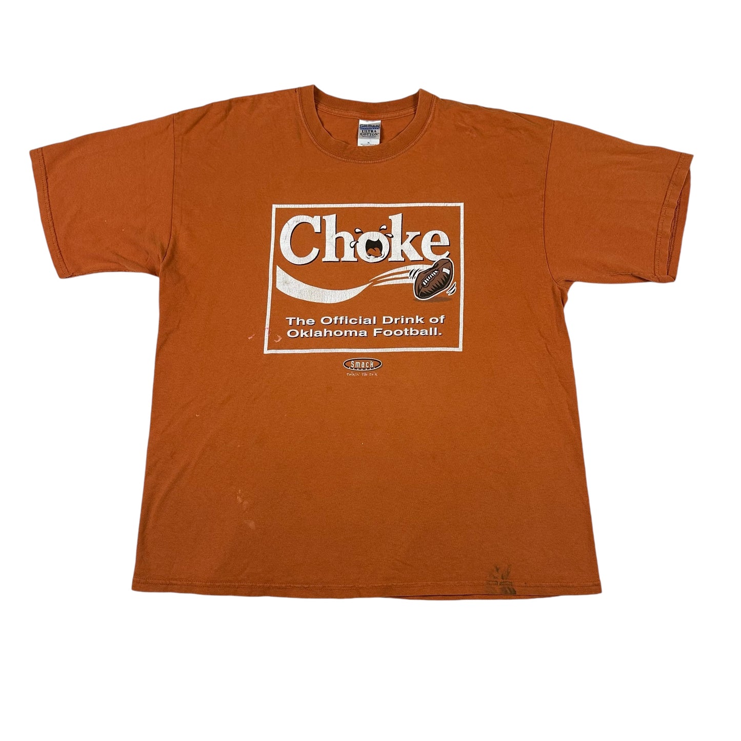 Vintage University of Texas Shirt Smack Talk Oklahoma Choke