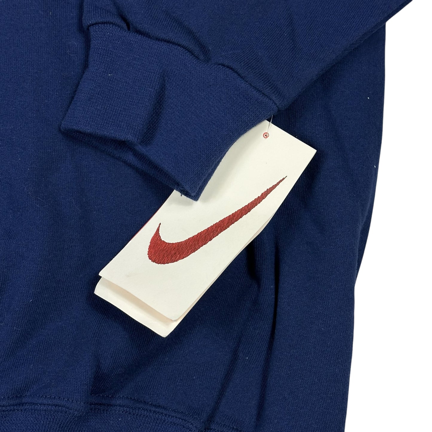 Vintage Nike Sweatshirt 90's Mini Swoosh Navy Blue