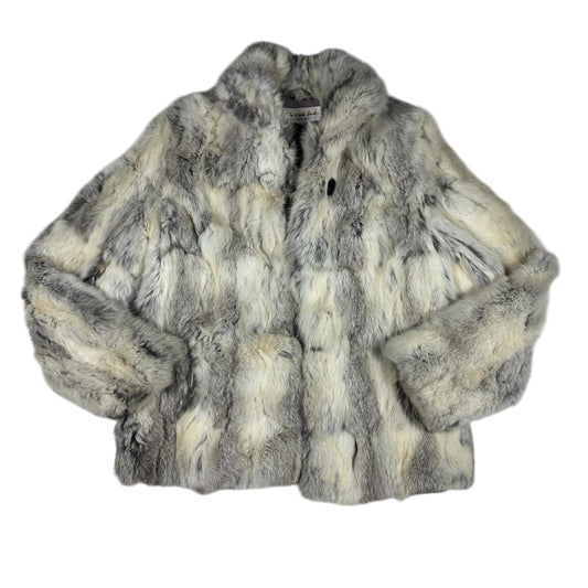 Split End Vintage Rabbit Fur Jacket