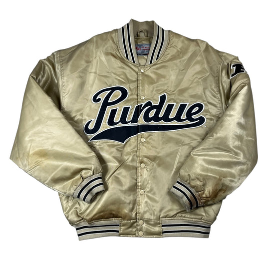 Vintage Purdue University Jacket Satin Bomber