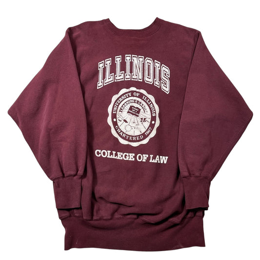 Vintage University of Illinois Sweatshirt College of Law Champion