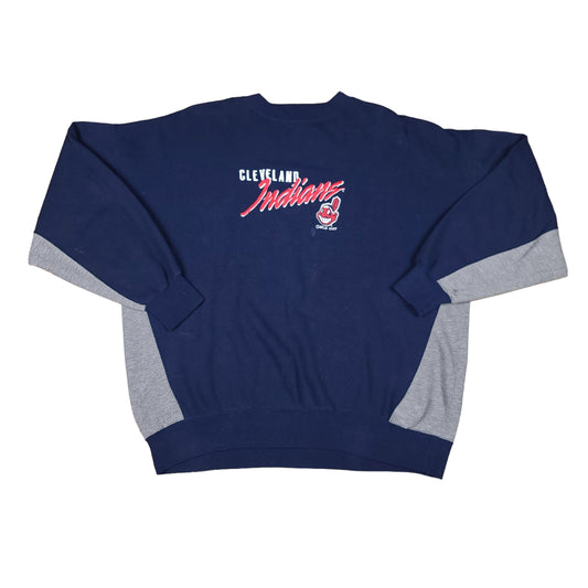 Vintage Cleveland Indians MLB 1997 Blue Gray Sweatshirt