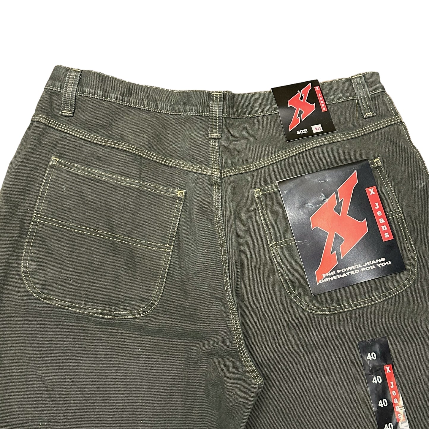 Vintage Y2K X Jeans Olive Green Denim Shorts