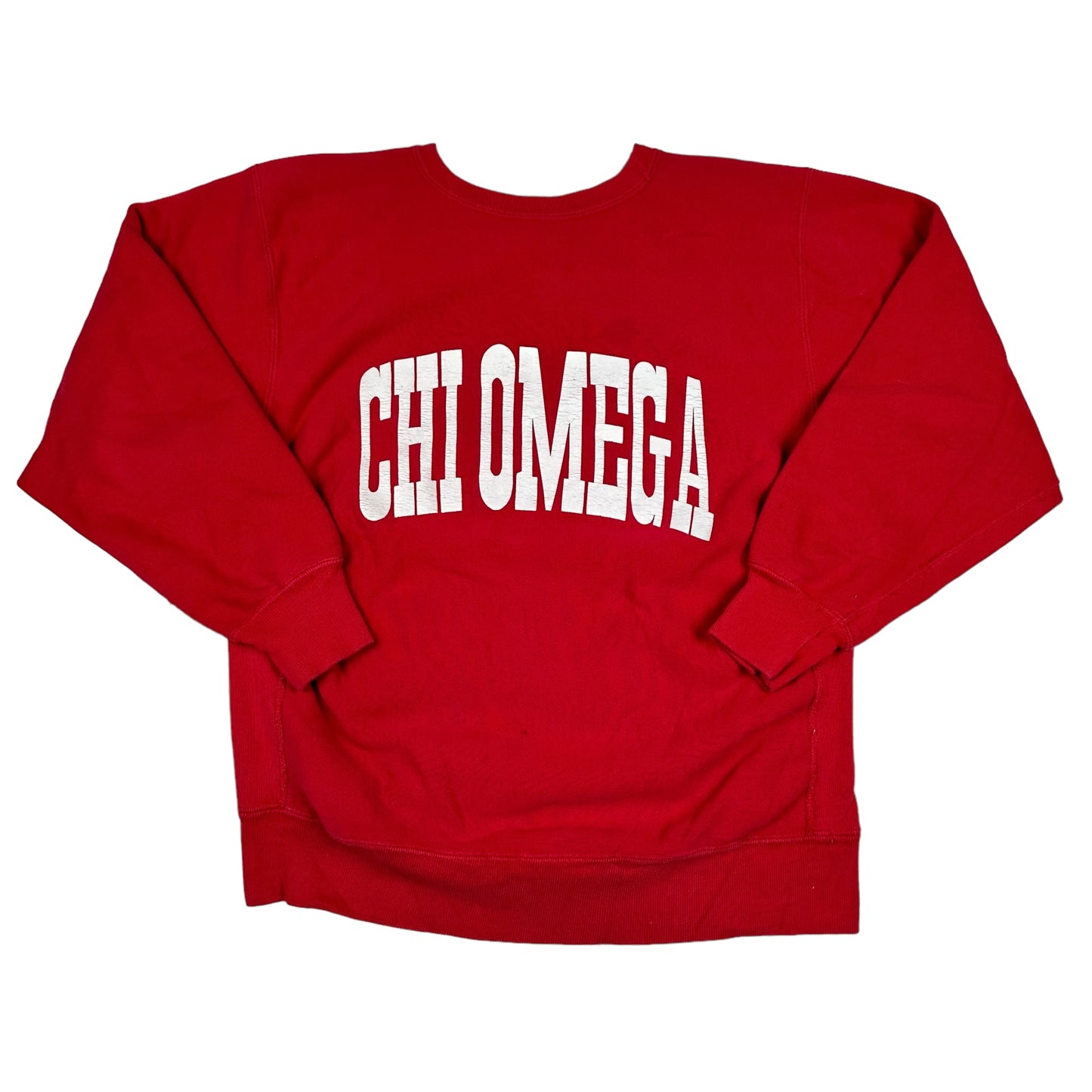 Vintage Chi Omega Red College Sweatshirt