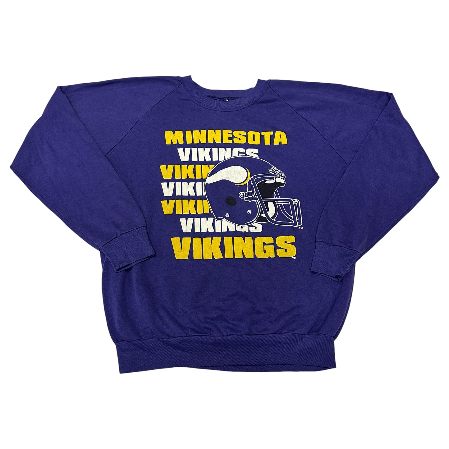 Vintage Minnesota Vikings Sweatshirt Garan Purple