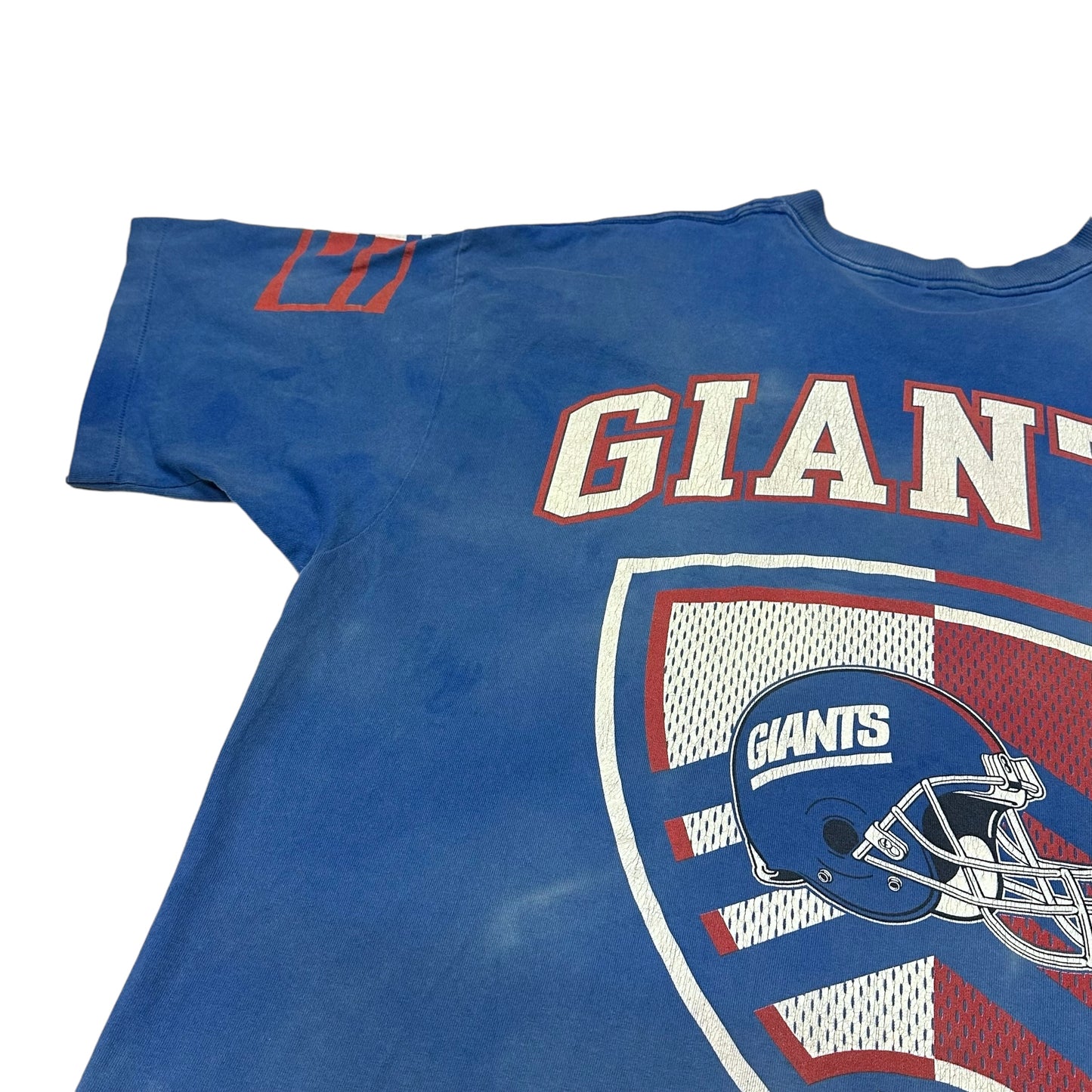 Vintage New York Giants 1997 NFL Blue Faded Tee