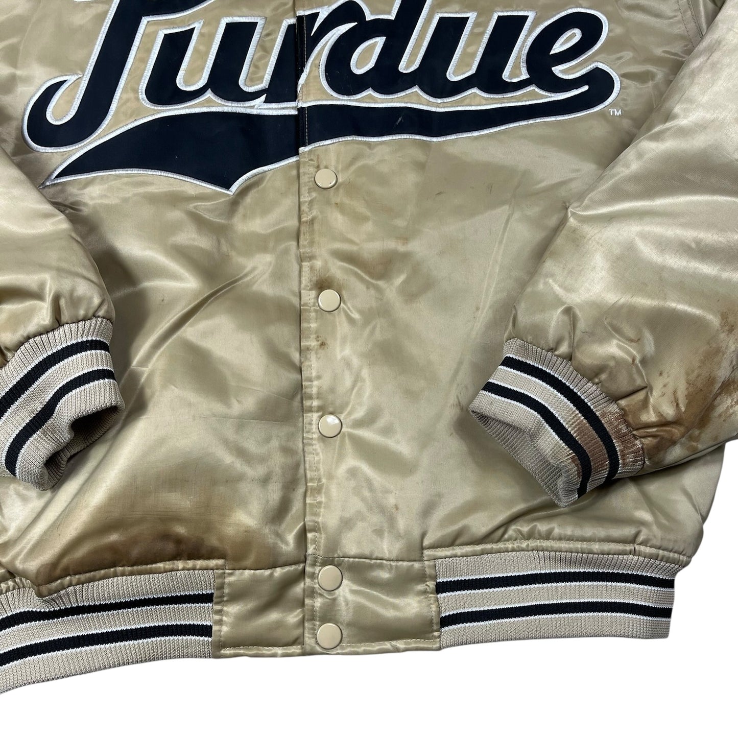 Vintage Purdue University Jacket Satin Bomber