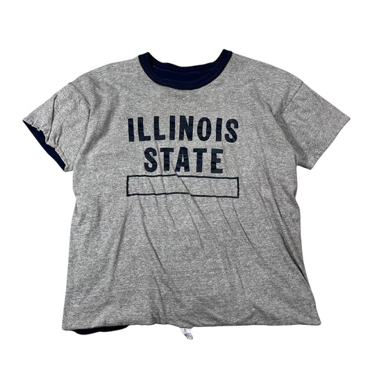 Vintage Illinois State University Shirt Reversible Gym Tee