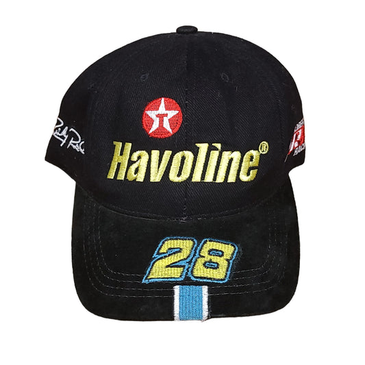 VIntage Havoline #28 Black Strap Back Racing Hat