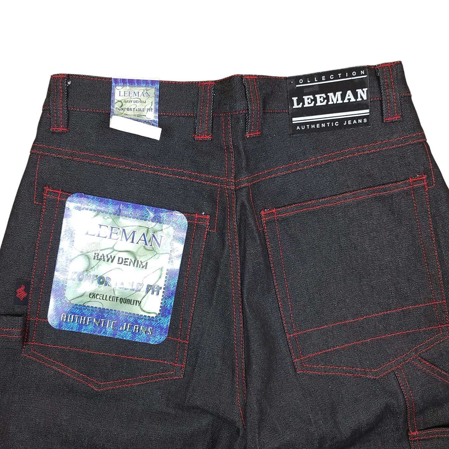 Vintage Y2K Leeman Black Denim Shorts