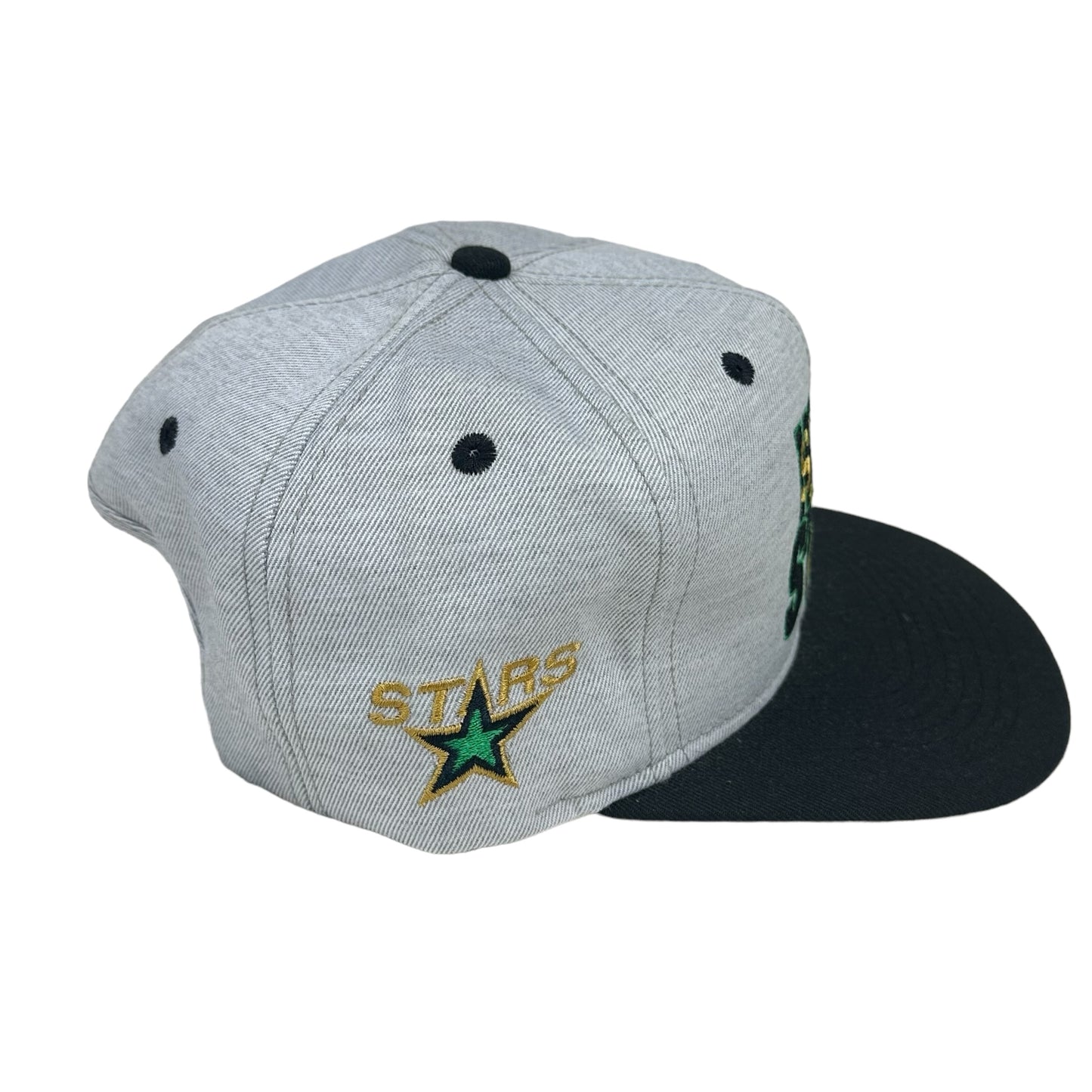 Vintage Dallas Stars Gray #1 Apparel Snap Back Hat (New with Tags)