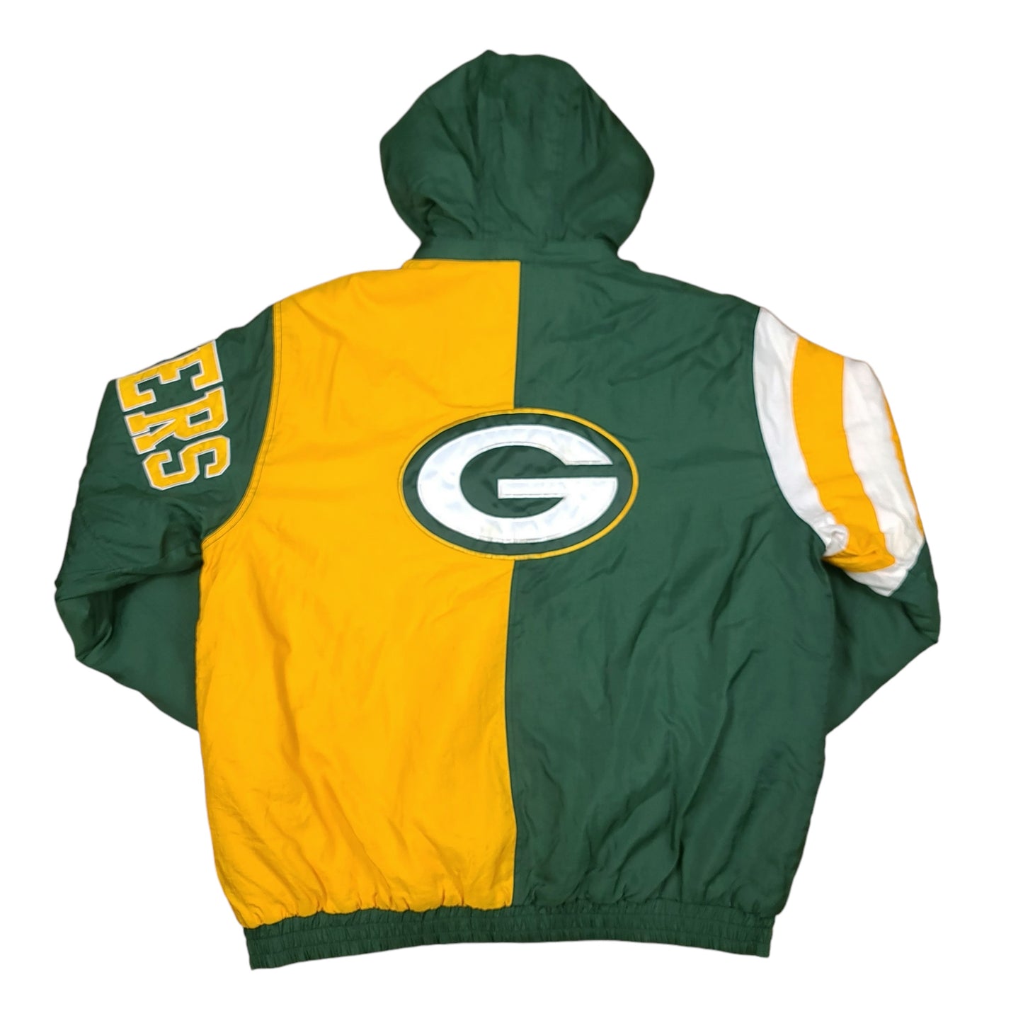 Green Bay Packers NFL Football Starter Puffer Jacket (Broken Zipper)