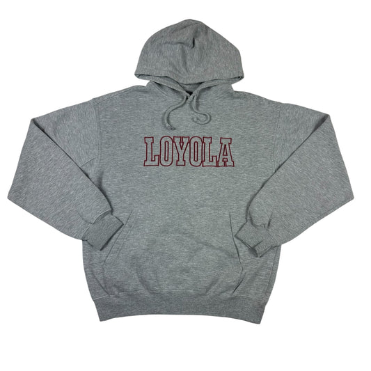 Vintage Loyola University Hoodie  Embroidered