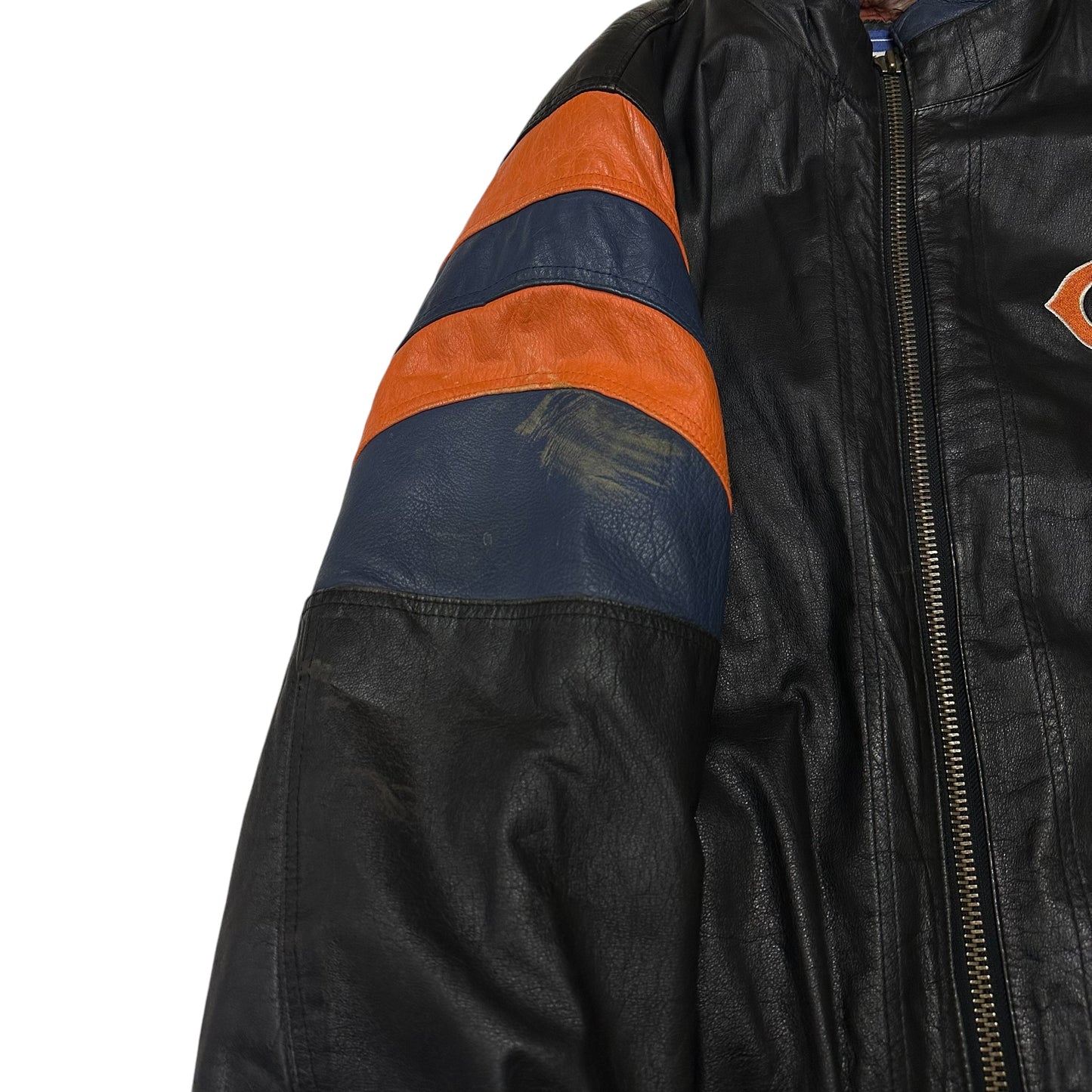 Vintage Chicago Bears Jacket Starter Leather