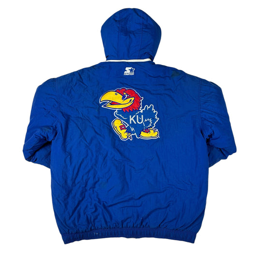 Vintage University of Kansas Jacket Starter Jayhawks