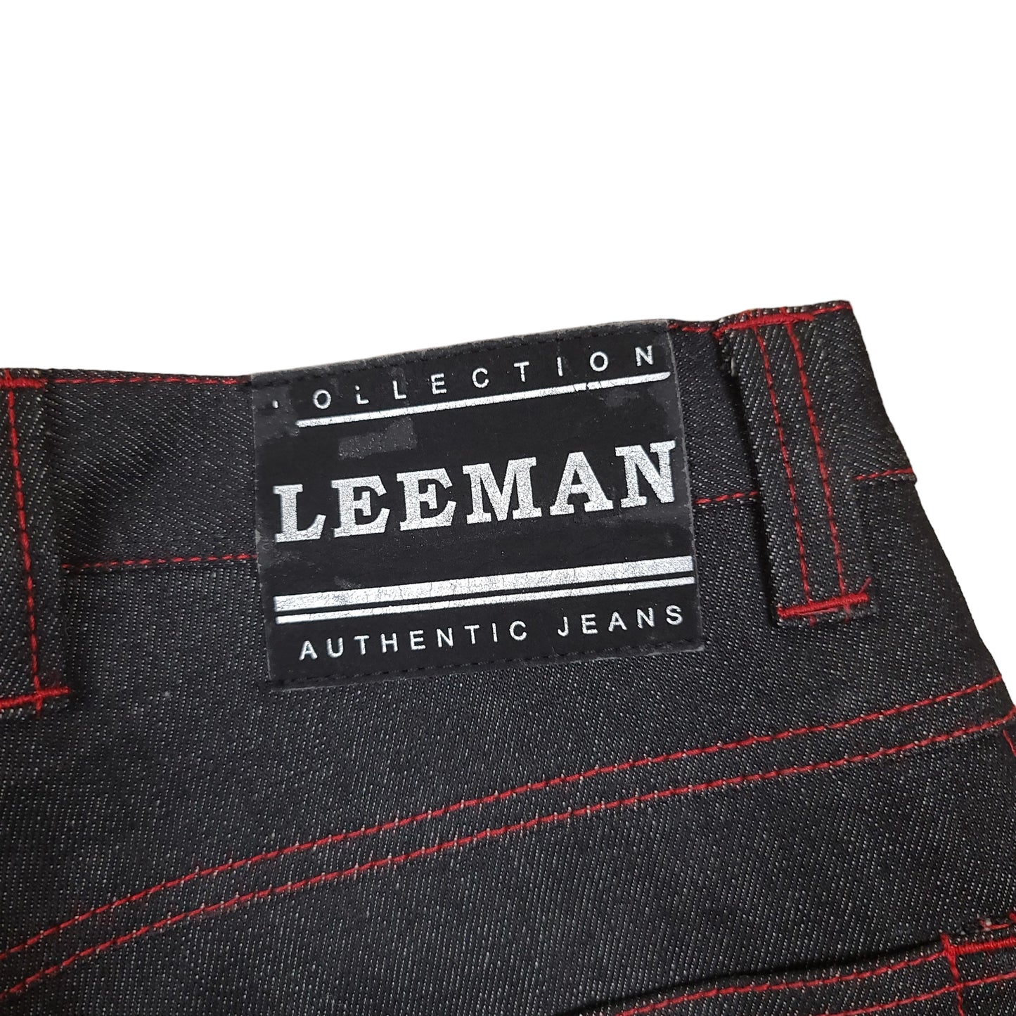 Vintage Y2K Leeman Black Denim Shorts