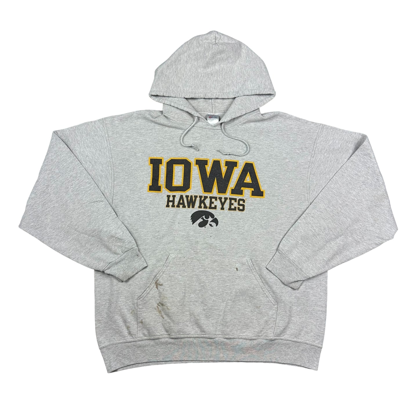 University of Iowa Hawkeyes Gray Jerzees Hoodie