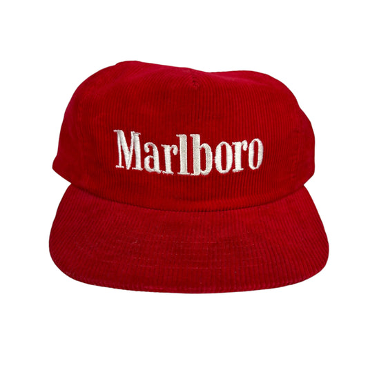 Vintage Marlboro Hat Corduroy Snapback