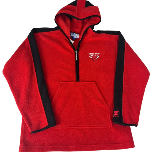 Vintage Chicago Bulls Sweater NBA Fleece Hooded