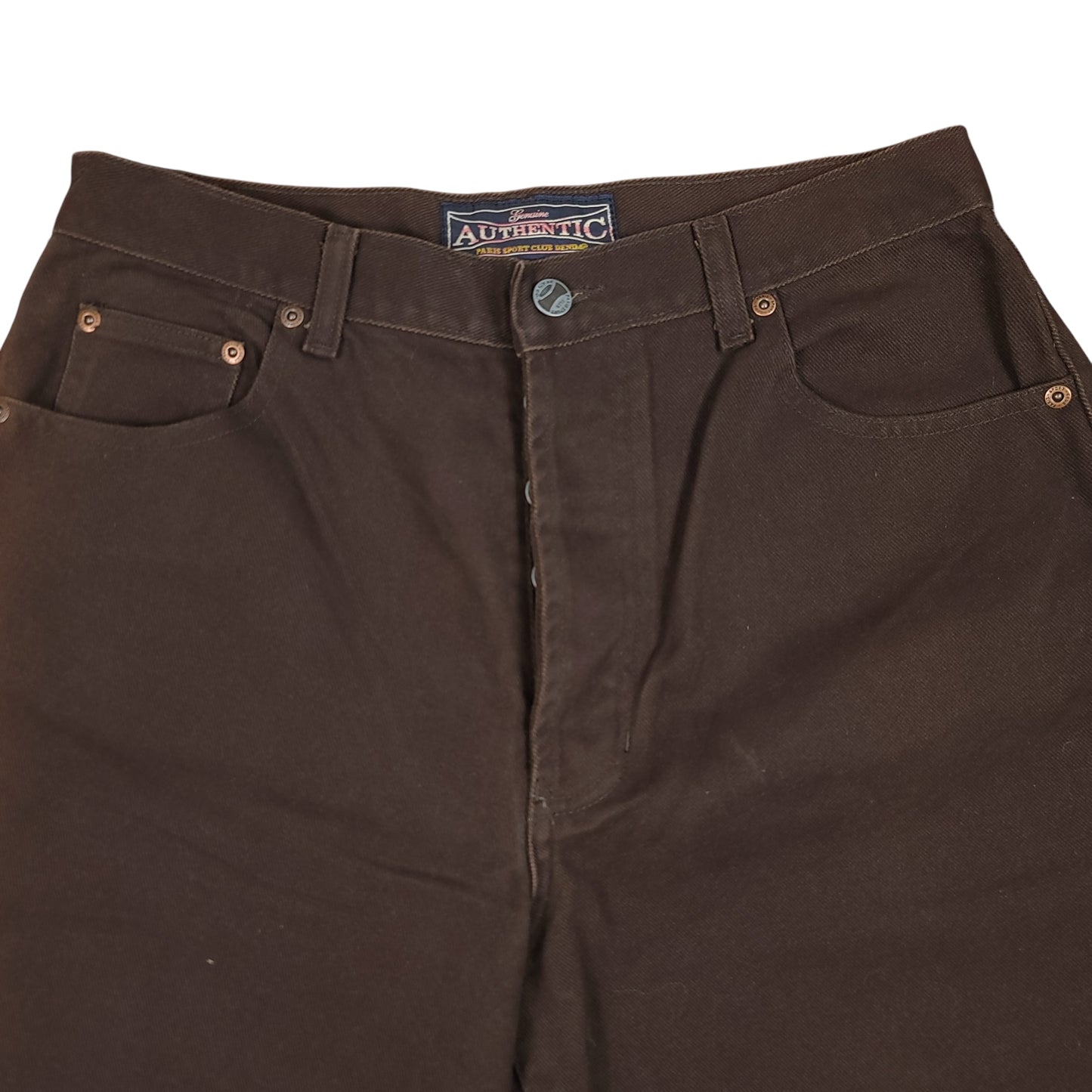 Paris Sport Club Brown Denim Youth Pants