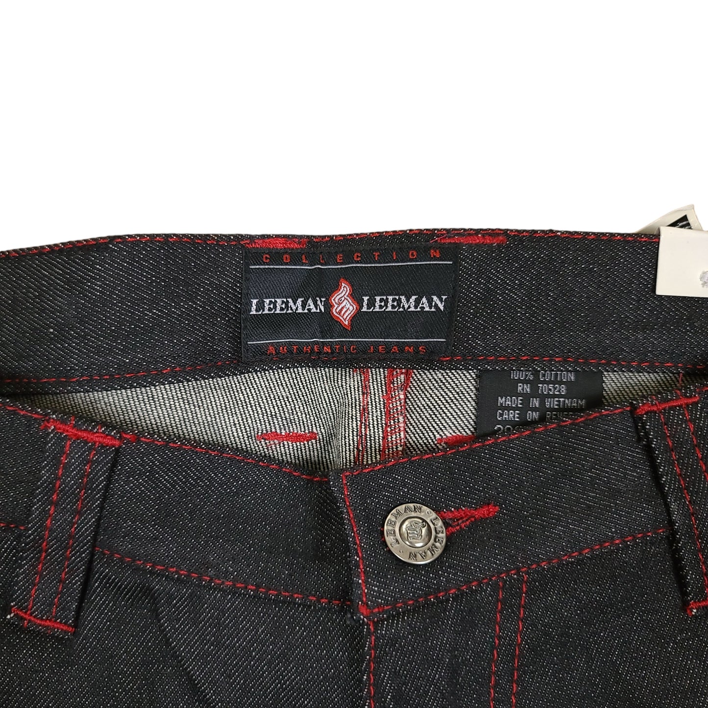 Vintage Y2K Leeman Black Denim Shorts