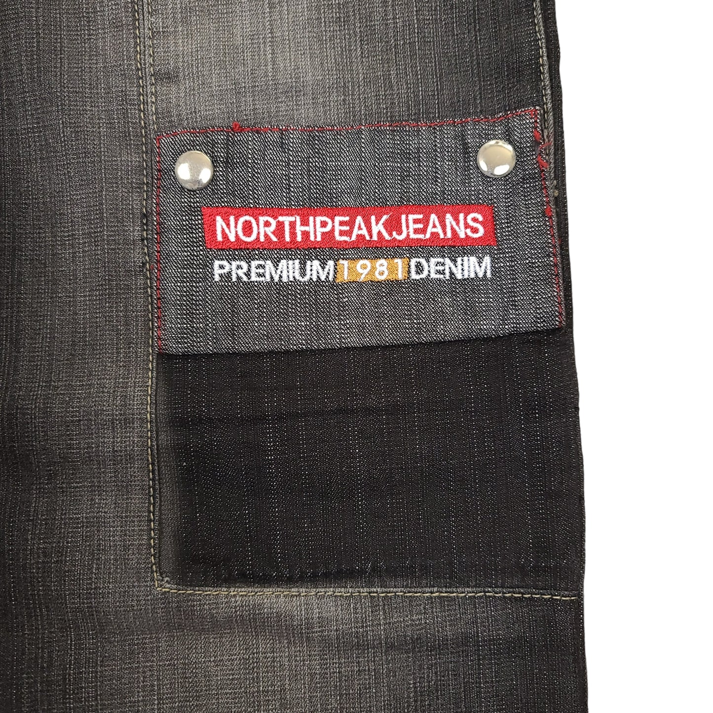 Vintage Y2K Black Rinse North Peak Premium Denim Pants