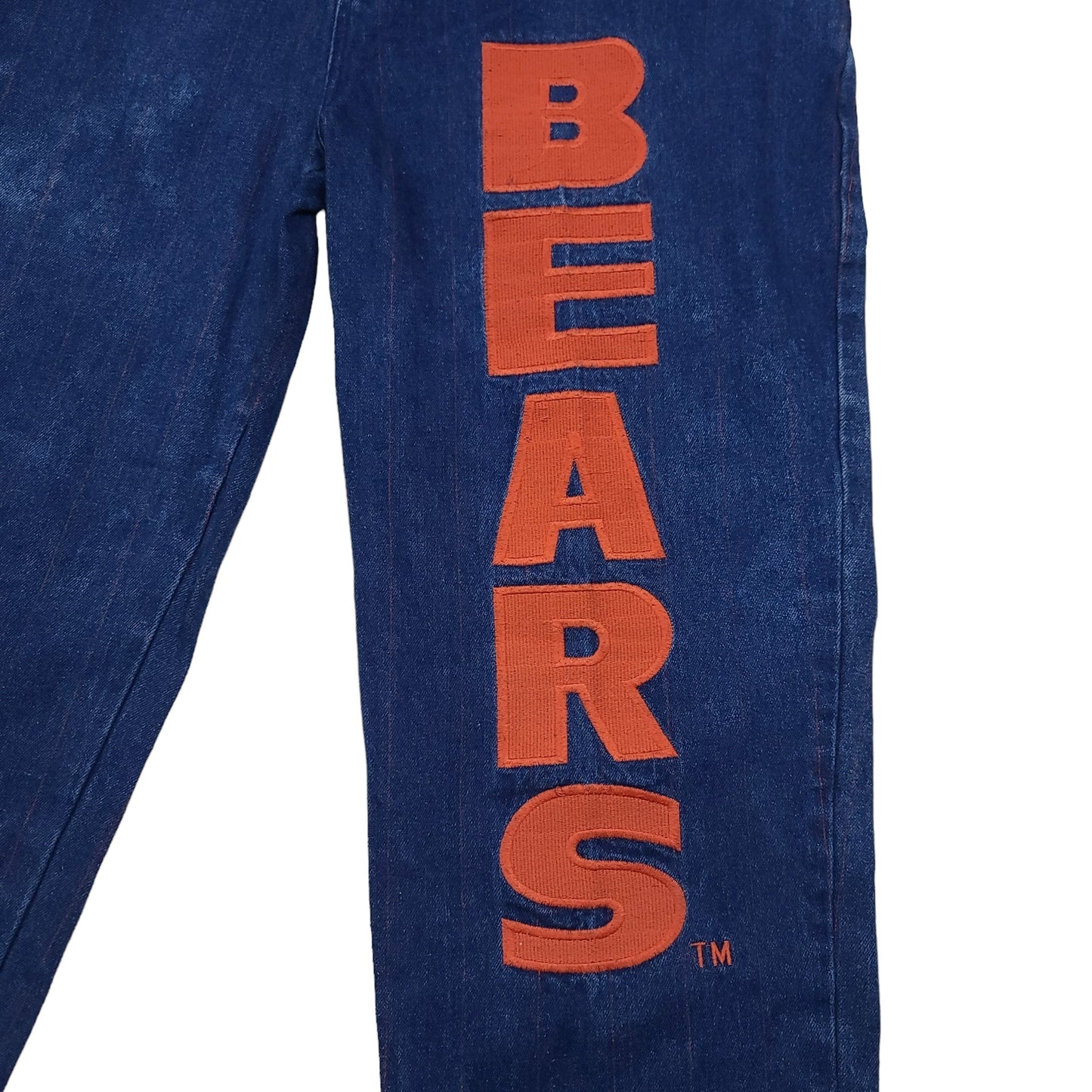 Vintage 90's Chicago Bears NFL Blue Denim Overalls