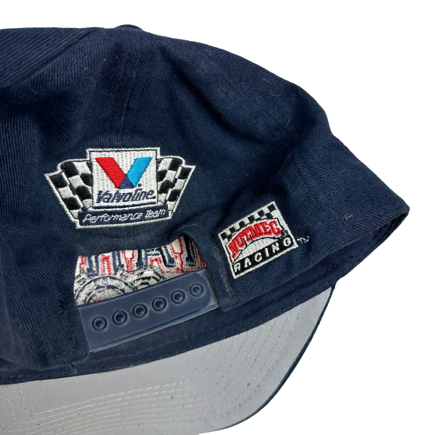 Vintage Martin Roush Racing Blue Nutmeg Snap Back Hat