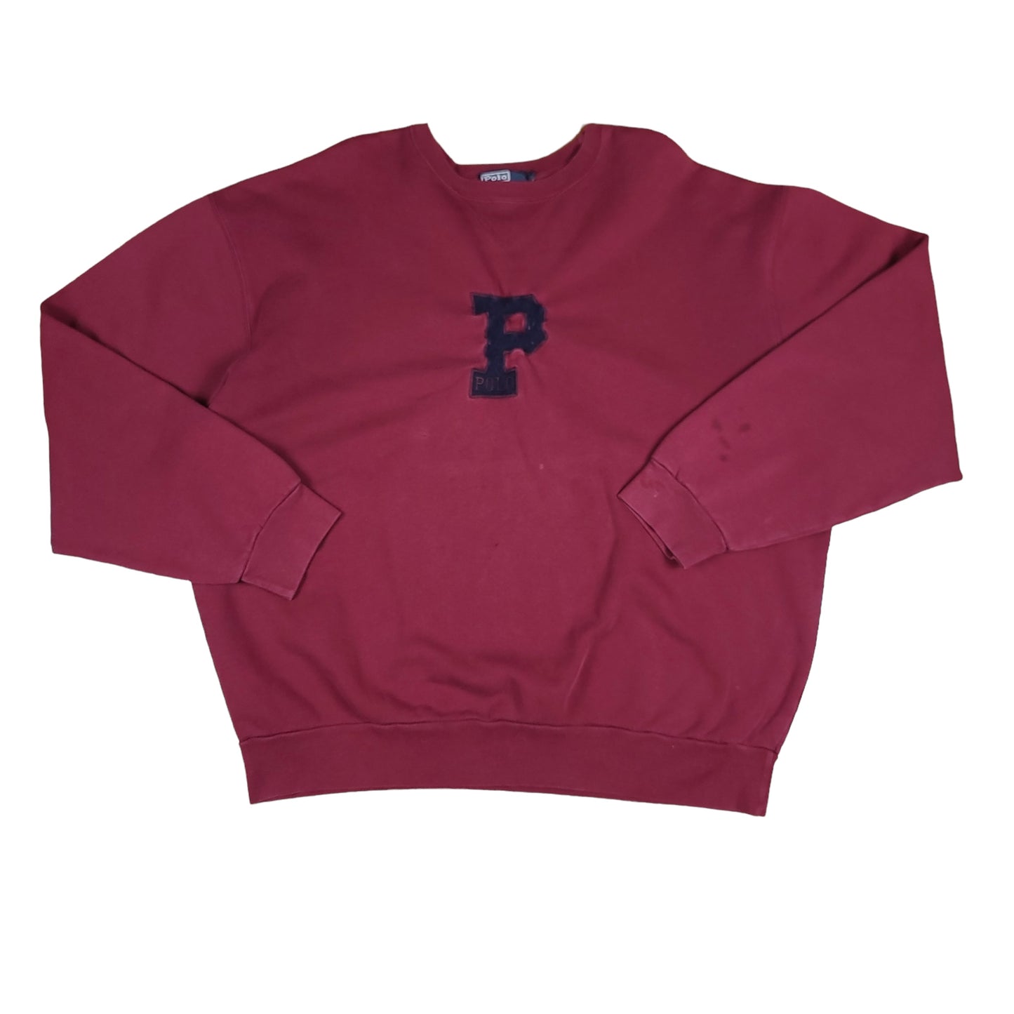 Polo Ralph Lauren Maroon "P" Sweatshirt