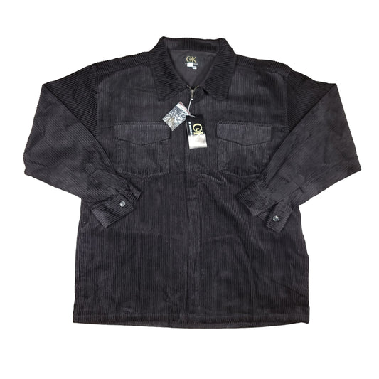 Clik Black Zip Corduroy Shirt (New WIth Tags)