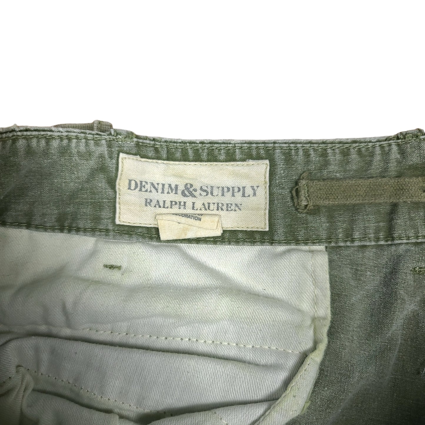 Denim & Supply Ralph Lauren Green Army Shorts