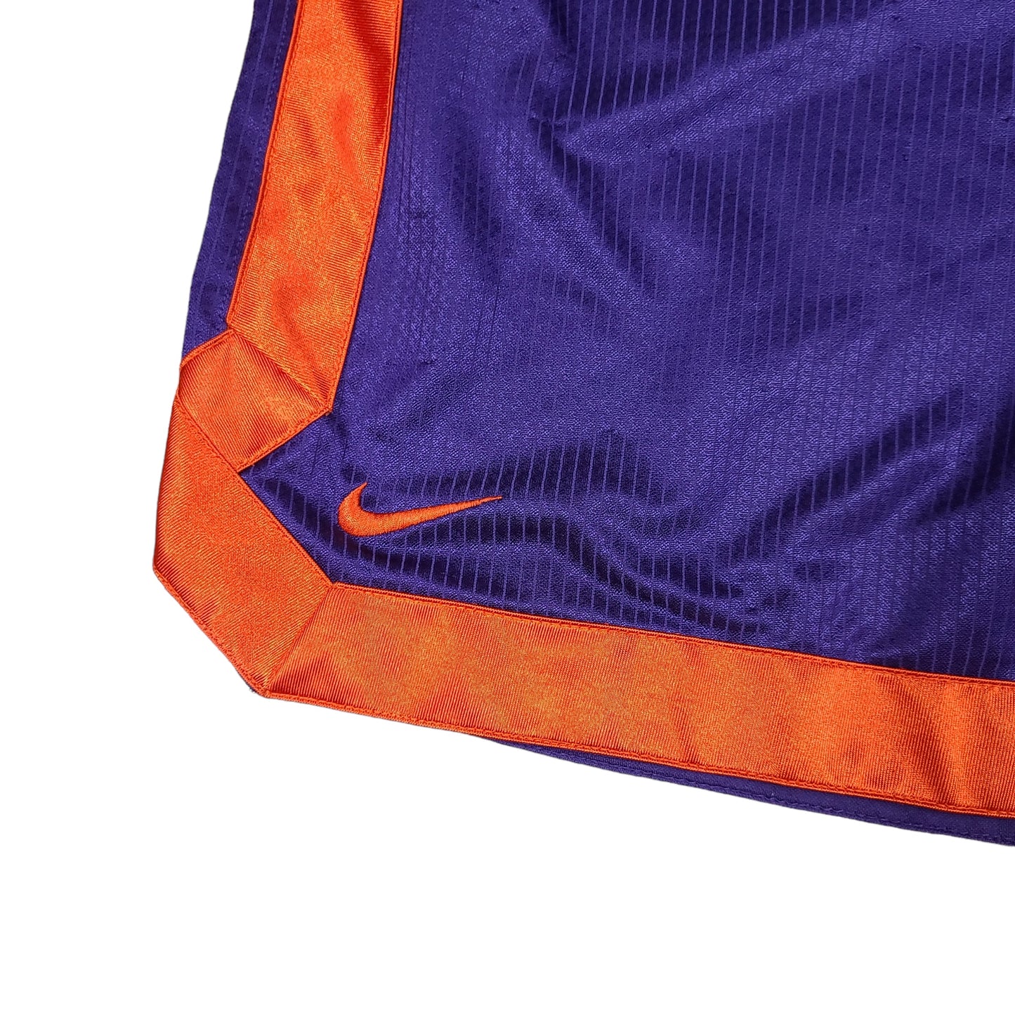 Clemson University Nike Purple Orange Basketball Shorts