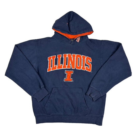 University of Illinois Champaign Urbana Stadium Athletics Navy Blue Hoodie