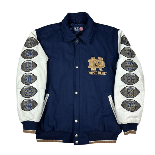 Vintage Notre Dame University Jacket Letterman GIII