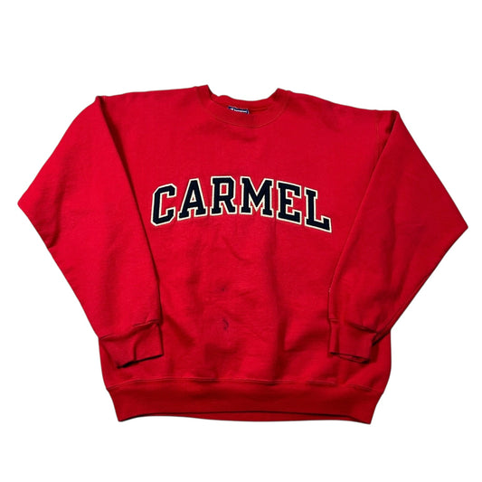 Vintage Carmel Sweatshirt Champion Red