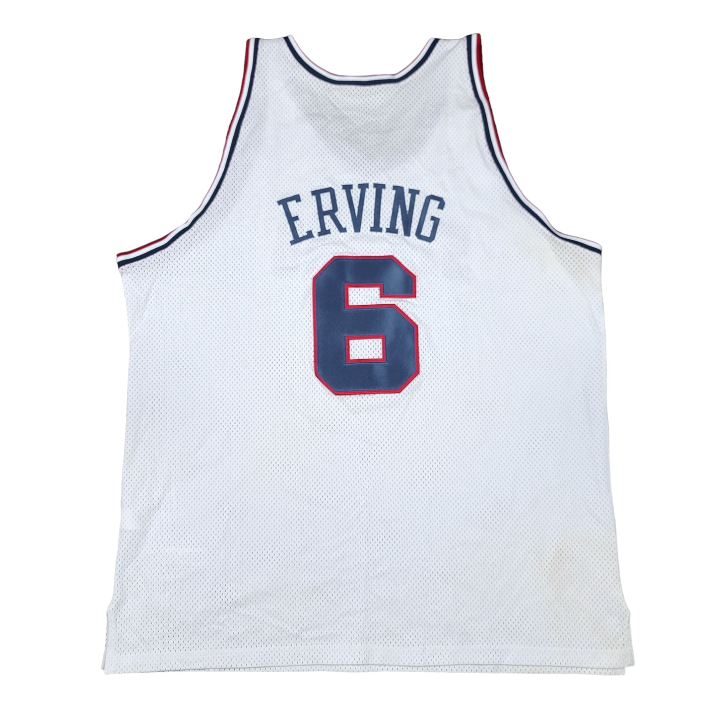 Julius Erving #6 Philidephia 76ers White Mitchell & Ness Jersey