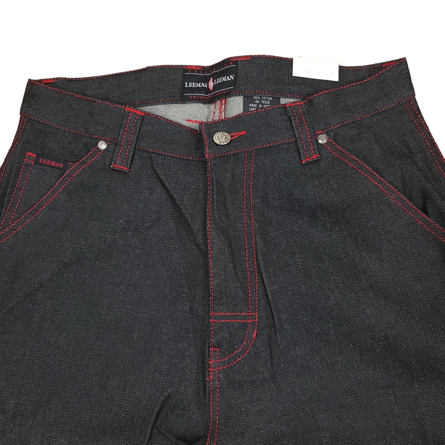 Vintage Y2K Leeman Black Denim Shorts