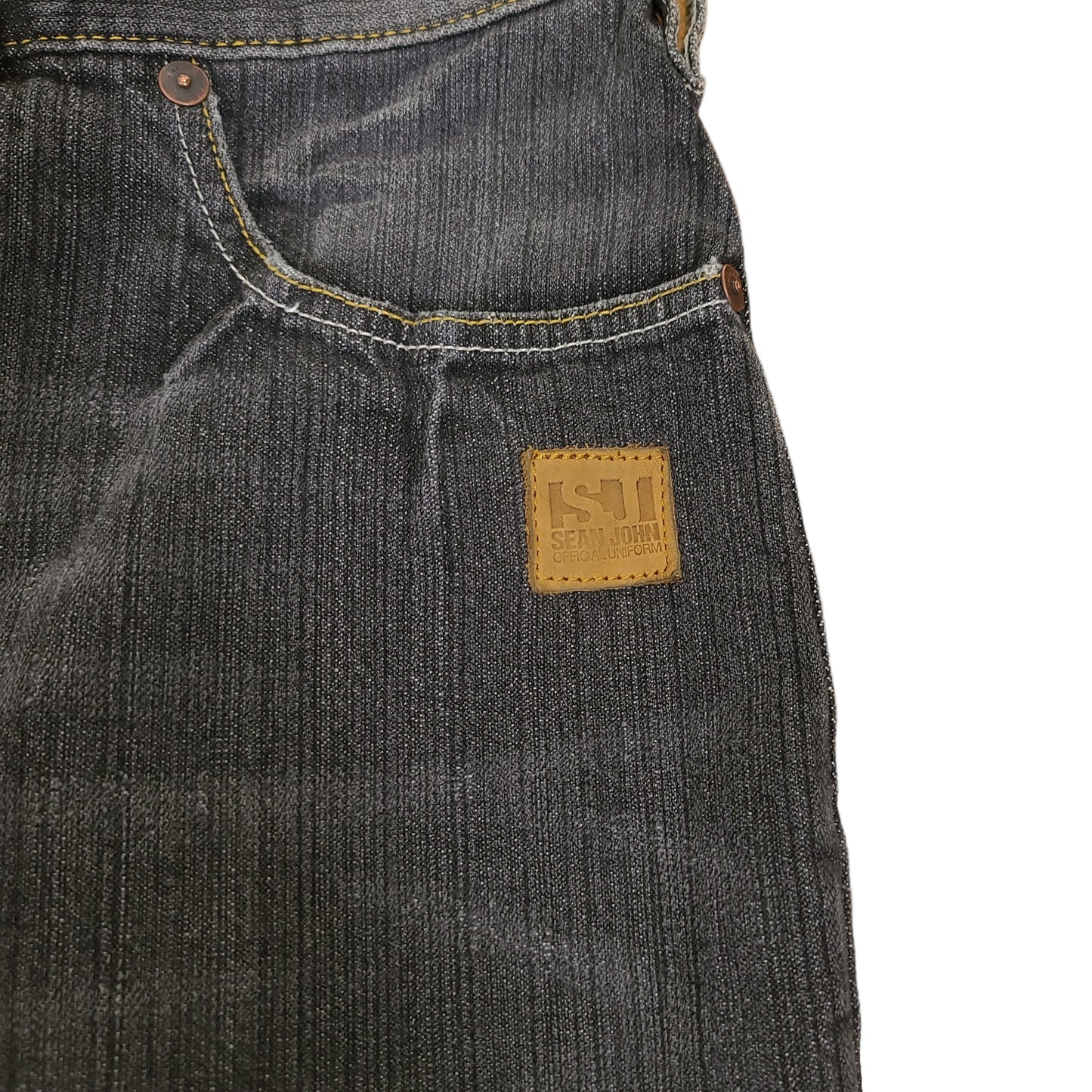 Vintage Y2K Black Sean John Denim Pants