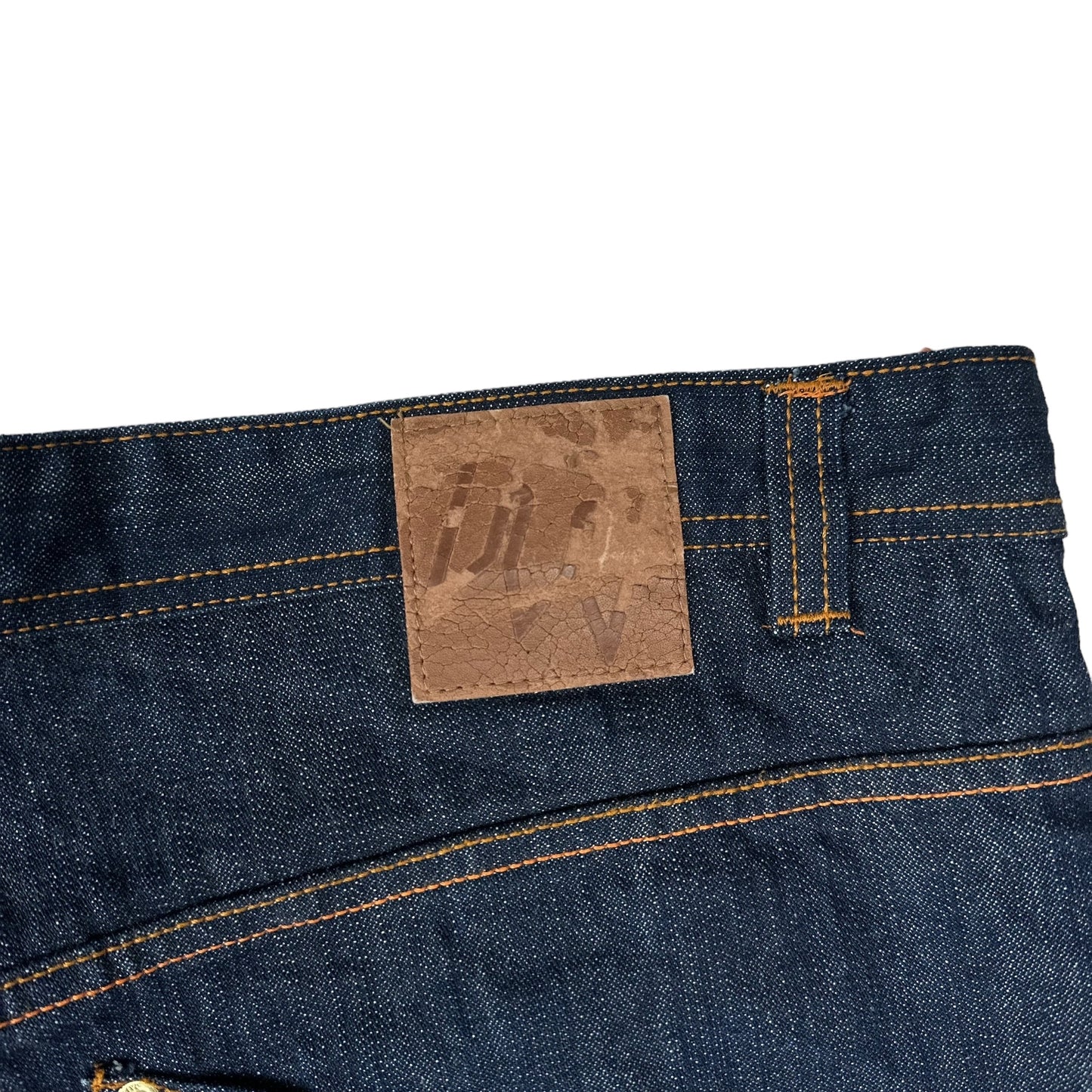 Vintage Y2K Revolution Blue Denim Embroidered Pants