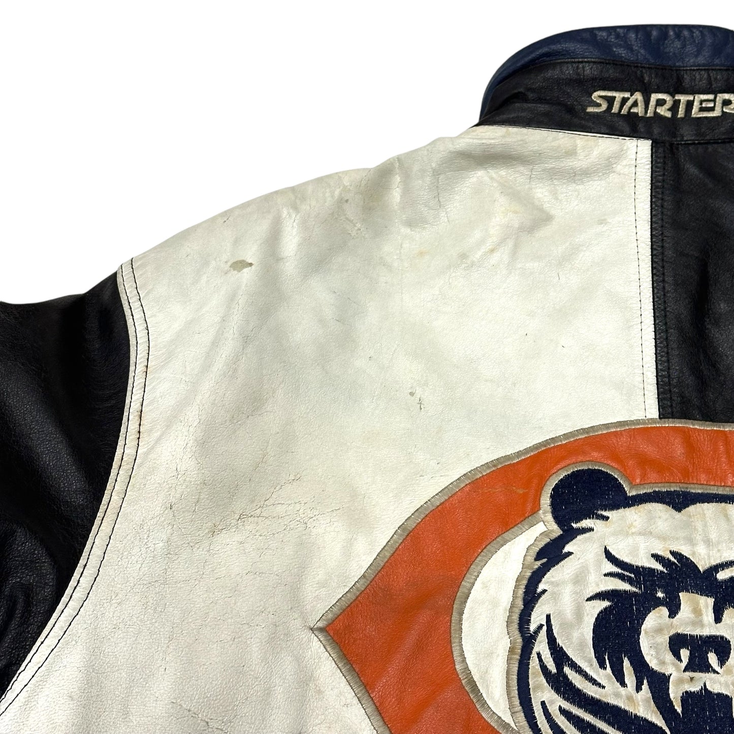 Vintage Chicago Bears Jacket Starter Leather