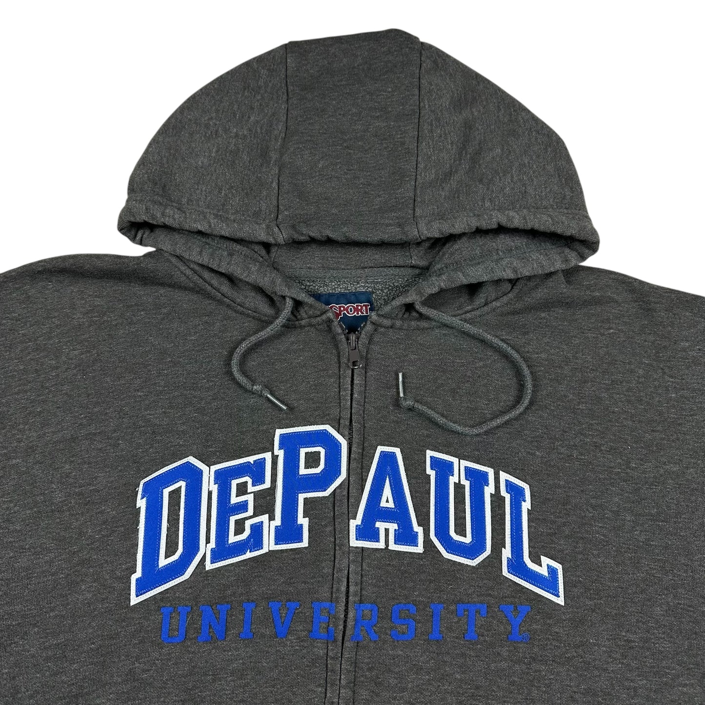 Vintage Depaul University Hoodie Full Zip