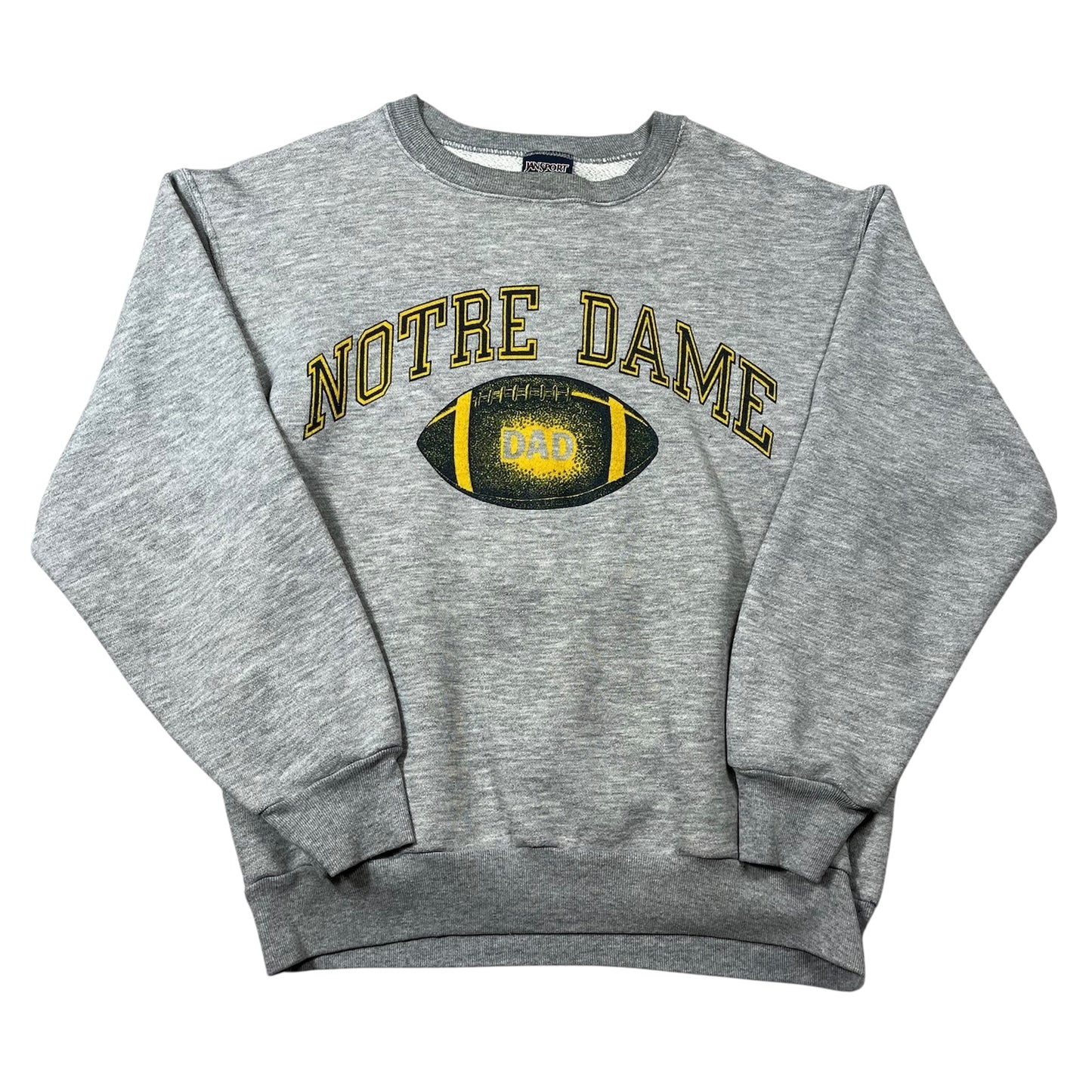 Vintage University of Notre Dame Sweatshirt Football Dad