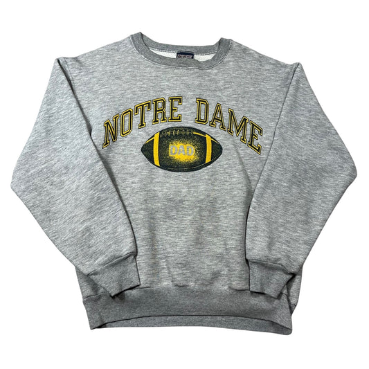 Vintage University of Notre Dame Sweatshirt Football Dad