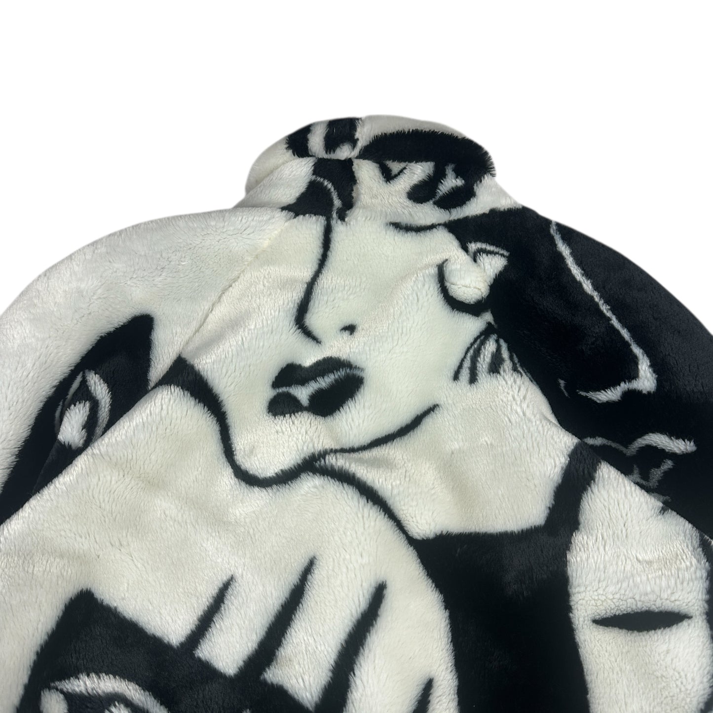 Vintage Donny Brook Jacket Picasso Faux Fur Coat