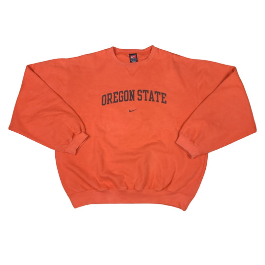 Vintage Oregon State Orange Middle Swoosh Sweatshirt