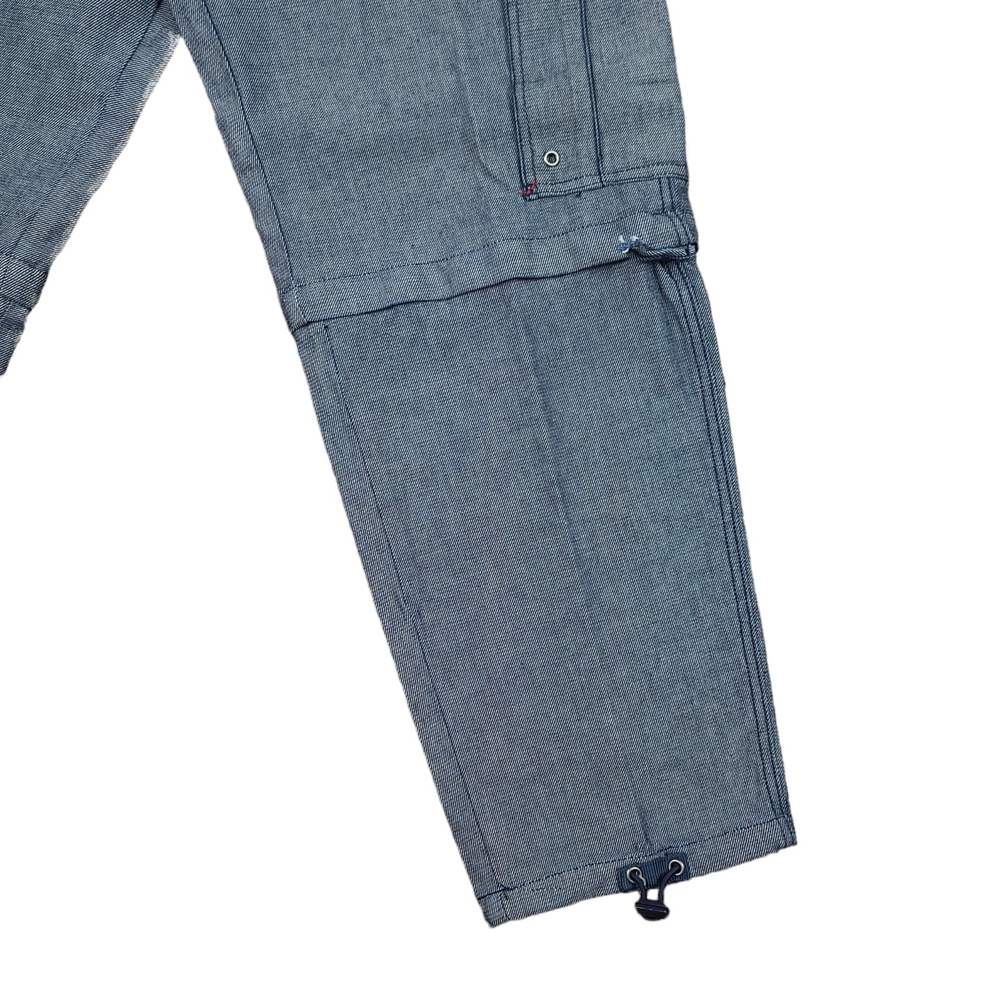 Vintage Y2K Paco Sport Blue Gray Convertible Pants