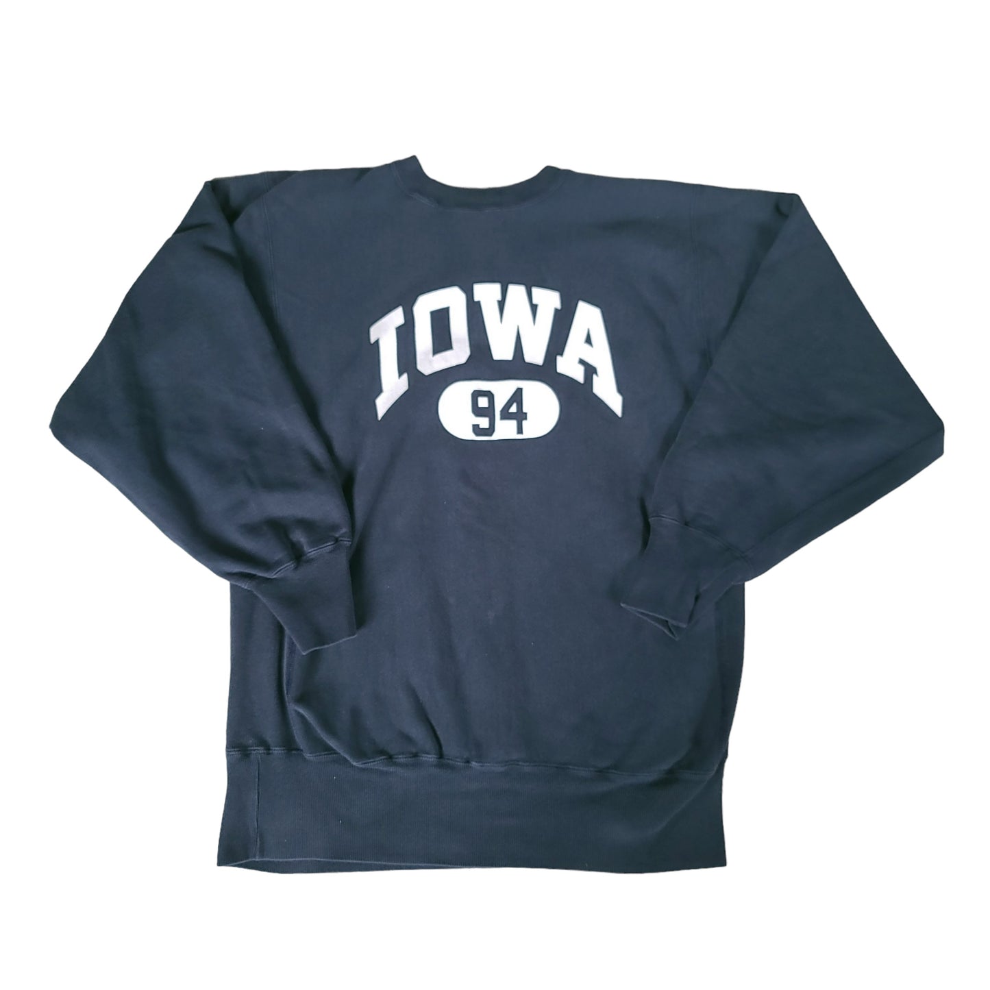 Vintage 1994 Iowa Navy Blue Champion Reverse Weave Sweatshirt