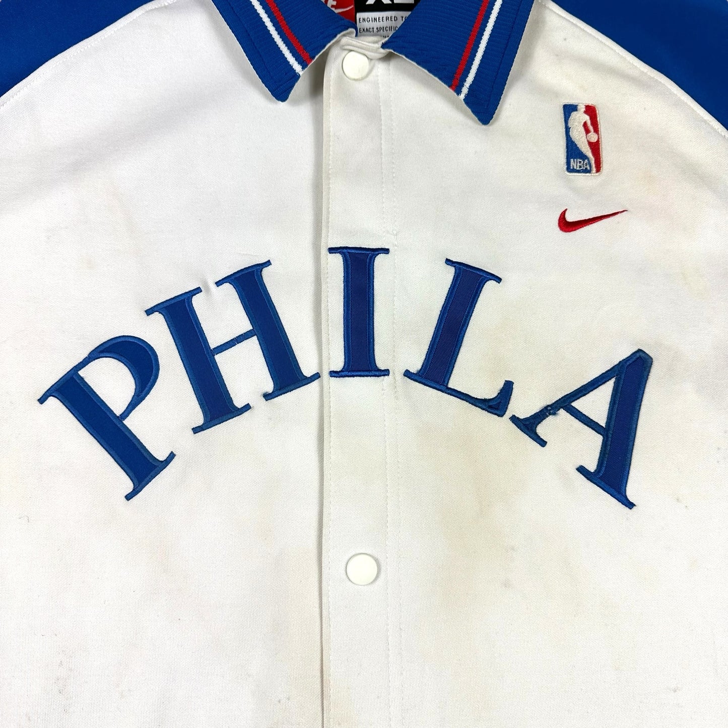 Vintage Phildaelphia 76ers Baseball Jersey Nike